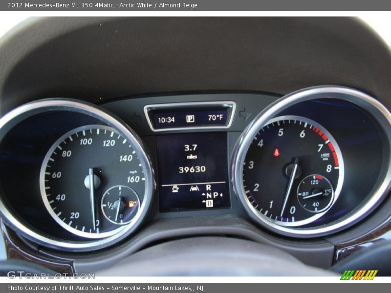 Arctic White / Almond Beige 2012 Mercedes-Benz ML 350 4Matic