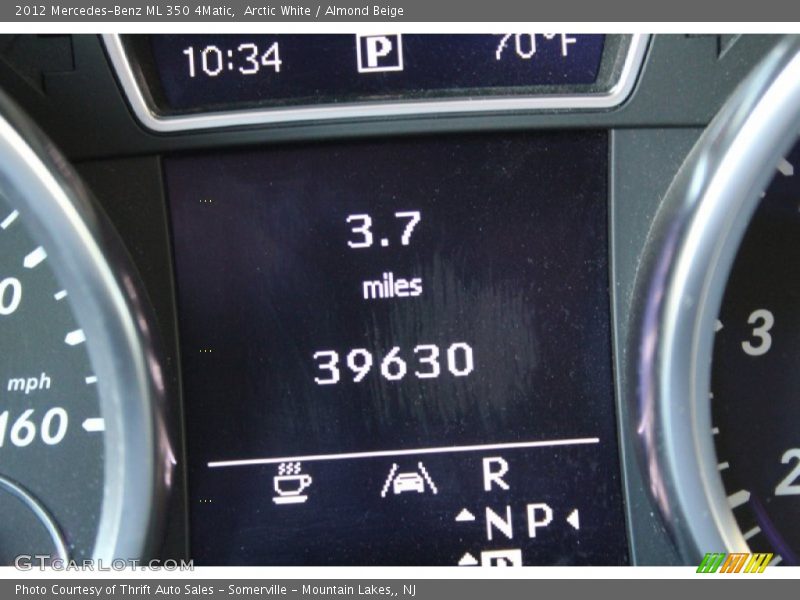 Arctic White / Almond Beige 2012 Mercedes-Benz ML 350 4Matic