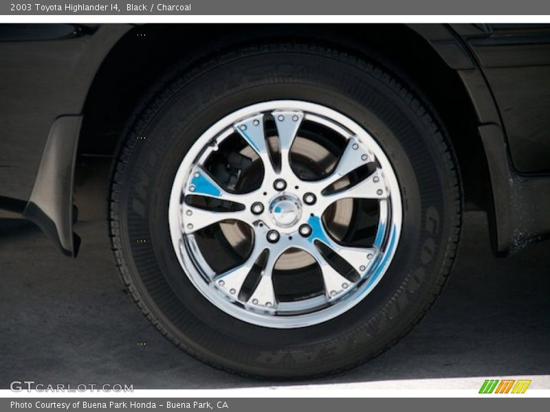 Black / Charcoal 2003 Toyota Highlander I4