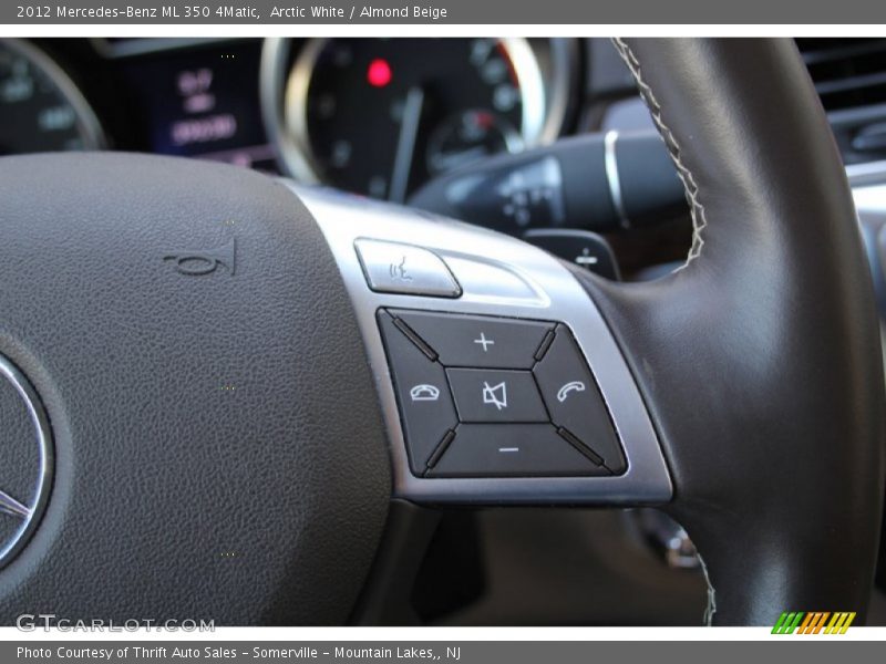 Arctic White / Almond Beige 2012 Mercedes-Benz ML 350 4Matic