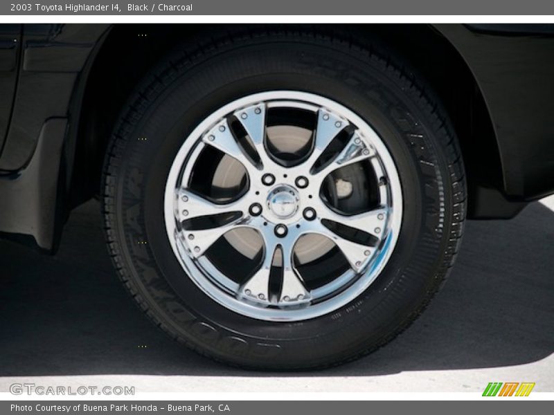 Black / Charcoal 2003 Toyota Highlander I4