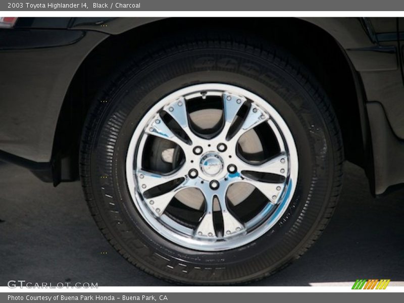 Black / Charcoal 2003 Toyota Highlander I4