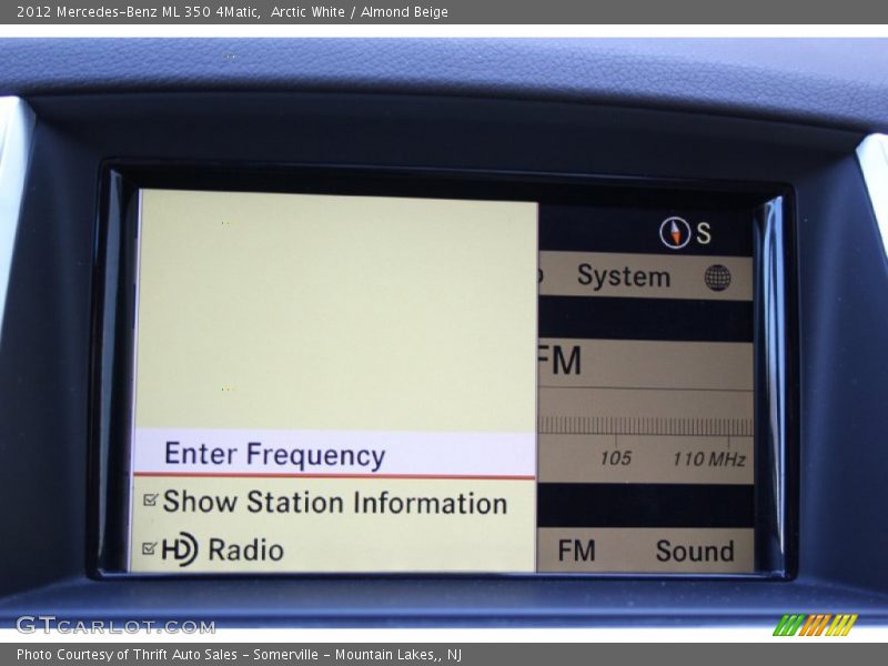 Arctic White / Almond Beige 2012 Mercedes-Benz ML 350 4Matic