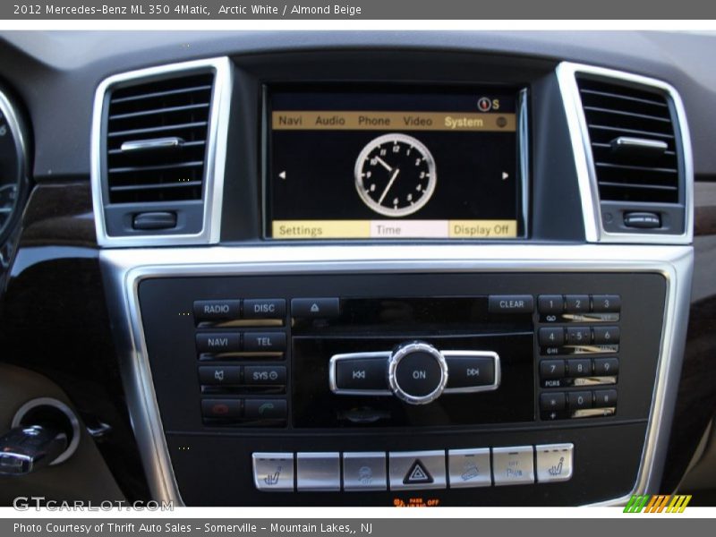 Arctic White / Almond Beige 2012 Mercedes-Benz ML 350 4Matic