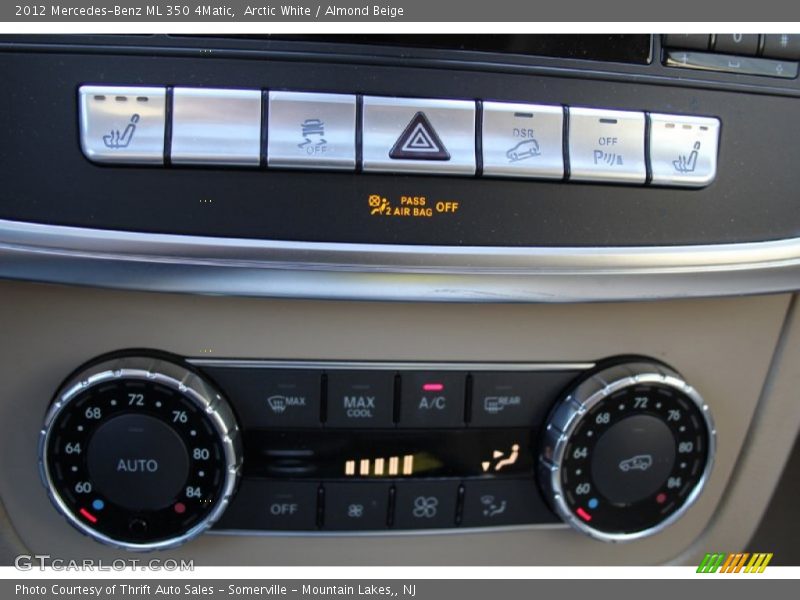 Arctic White / Almond Beige 2012 Mercedes-Benz ML 350 4Matic