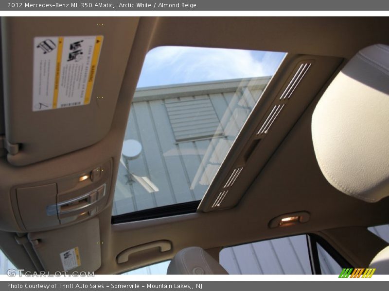 Arctic White / Almond Beige 2012 Mercedes-Benz ML 350 4Matic