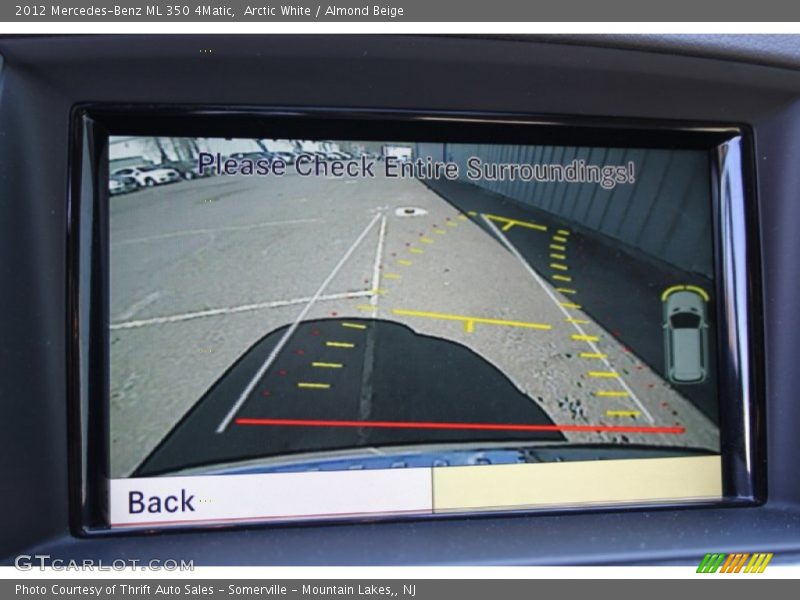 Arctic White / Almond Beige 2012 Mercedes-Benz ML 350 4Matic