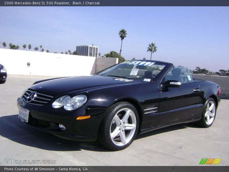 Black / Charcoal 2006 Mercedes-Benz SL 500 Roadster