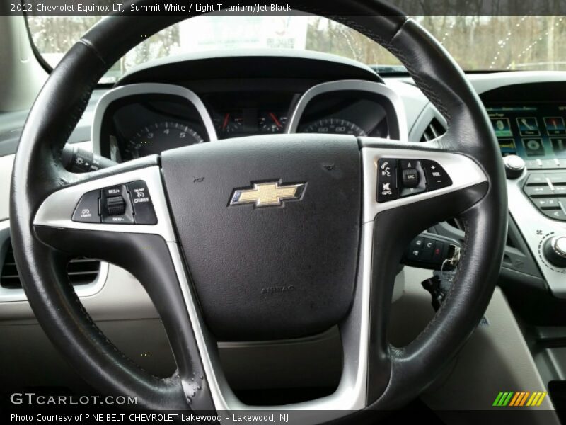 Summit White / Light Titanium/Jet Black 2012 Chevrolet Equinox LT
