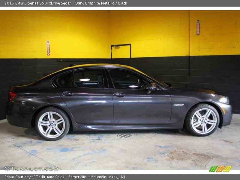 Dark Graphite Metallic / Black 2015 BMW 5 Series 550i xDrive Sedan