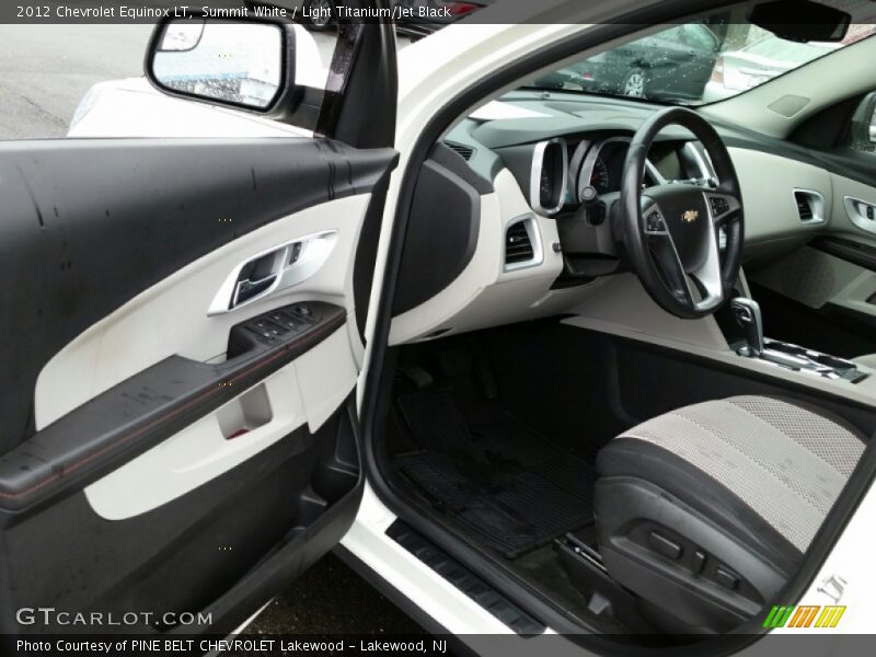 Summit White / Light Titanium/Jet Black 2012 Chevrolet Equinox LT