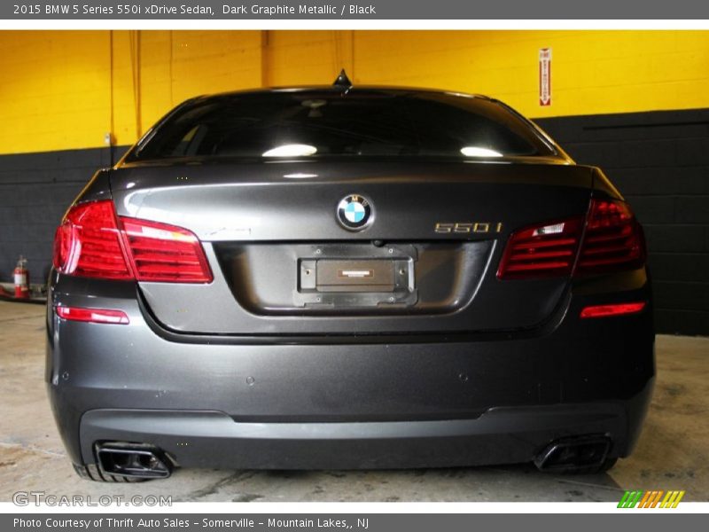 Dark Graphite Metallic / Black 2015 BMW 5 Series 550i xDrive Sedan