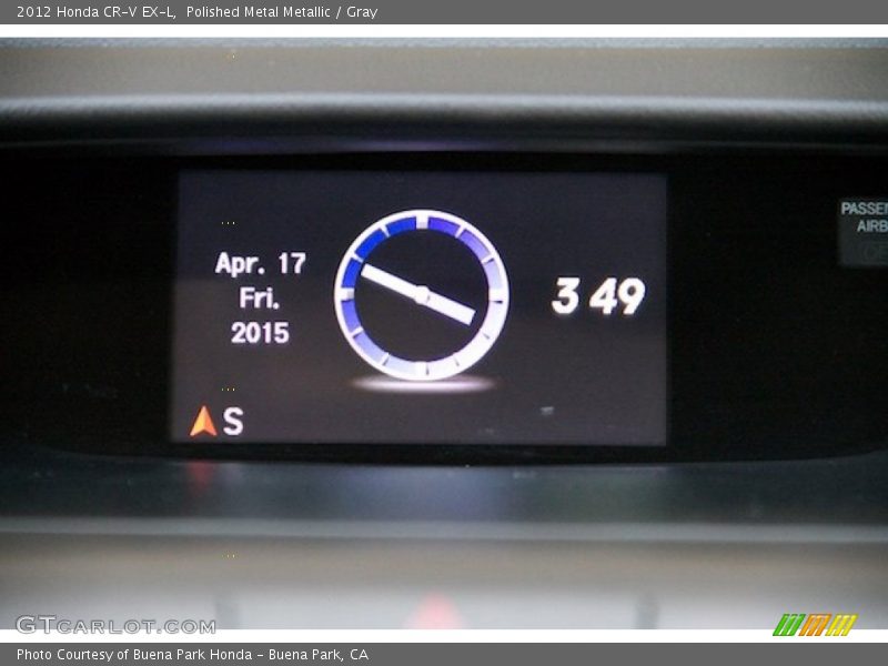 Polished Metal Metallic / Gray 2012 Honda CR-V EX-L