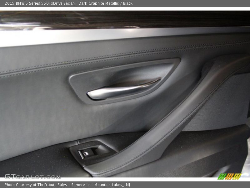 Dark Graphite Metallic / Black 2015 BMW 5 Series 550i xDrive Sedan