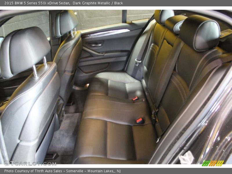 Dark Graphite Metallic / Black 2015 BMW 5 Series 550i xDrive Sedan