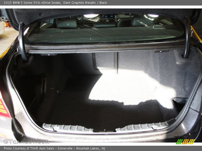 Dark Graphite Metallic / Black 2015 BMW 5 Series 550i xDrive Sedan