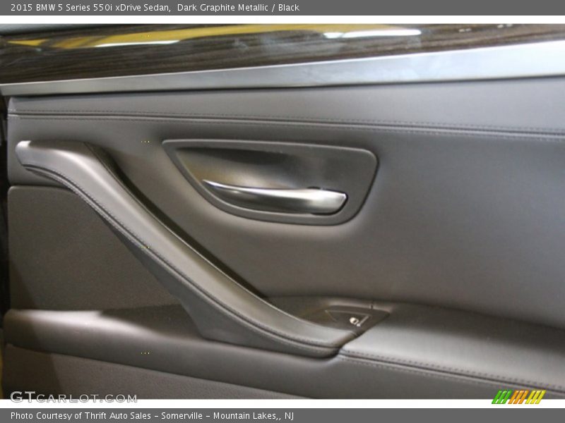 Dark Graphite Metallic / Black 2015 BMW 5 Series 550i xDrive Sedan