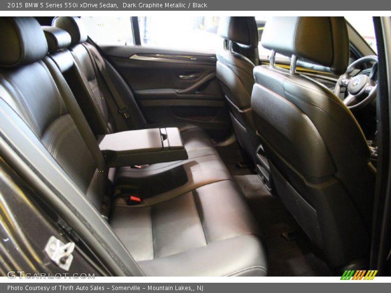 Dark Graphite Metallic / Black 2015 BMW 5 Series 550i xDrive Sedan