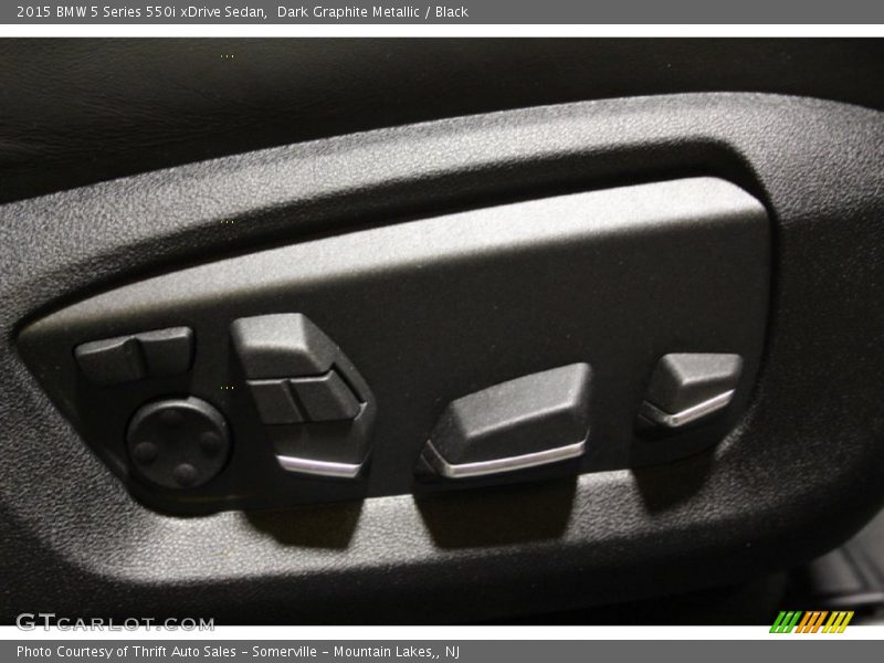 Dark Graphite Metallic / Black 2015 BMW 5 Series 550i xDrive Sedan