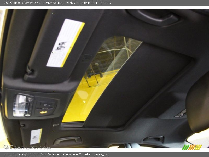 Dark Graphite Metallic / Black 2015 BMW 5 Series 550i xDrive Sedan