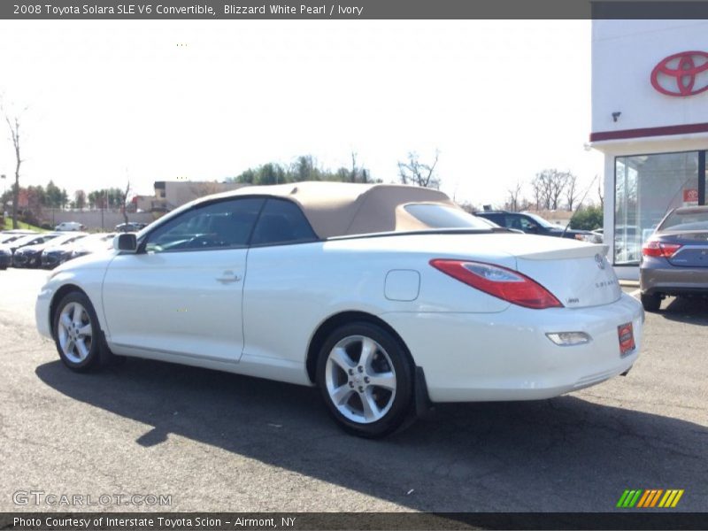  2008 Solara SLE V6 Convertible Blizzard White Pearl