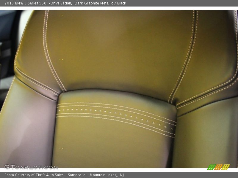 Dark Graphite Metallic / Black 2015 BMW 5 Series 550i xDrive Sedan