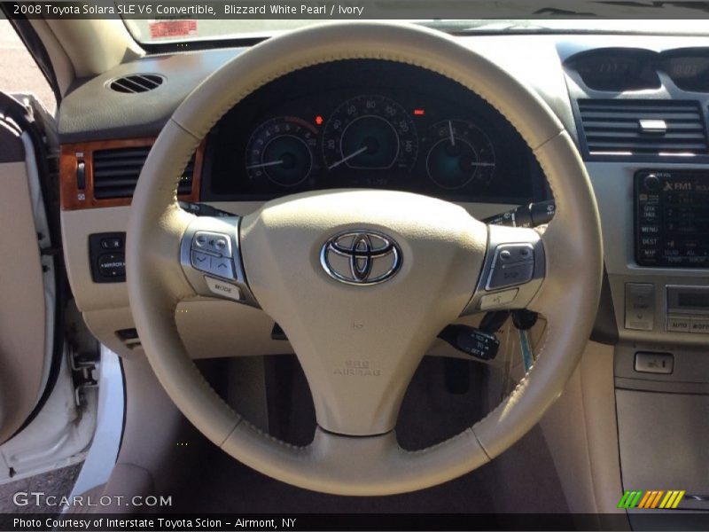  2008 Solara SLE V6 Convertible Steering Wheel