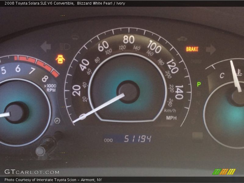 Blizzard White Pearl / Ivory 2008 Toyota Solara SLE V6 Convertible