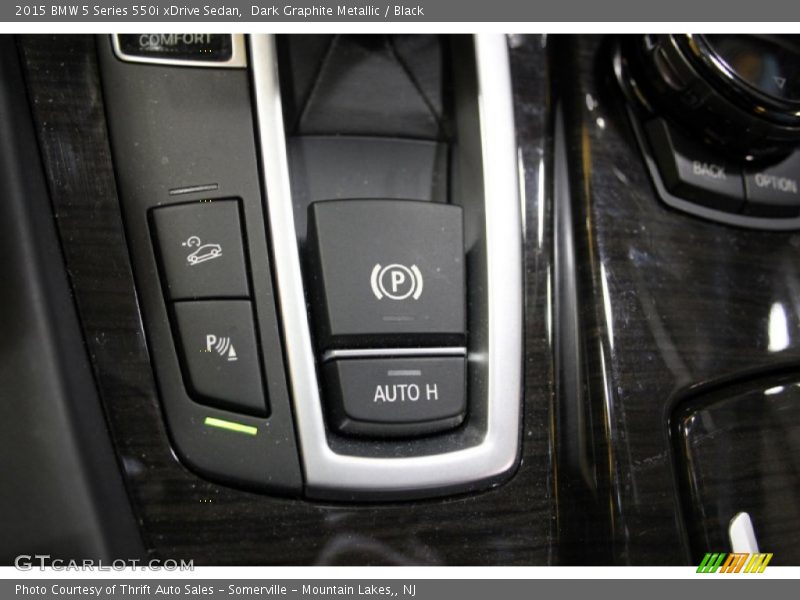 Dark Graphite Metallic / Black 2015 BMW 5 Series 550i xDrive Sedan