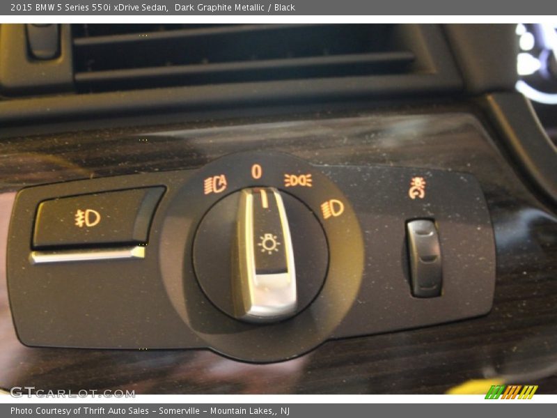 Dark Graphite Metallic / Black 2015 BMW 5 Series 550i xDrive Sedan