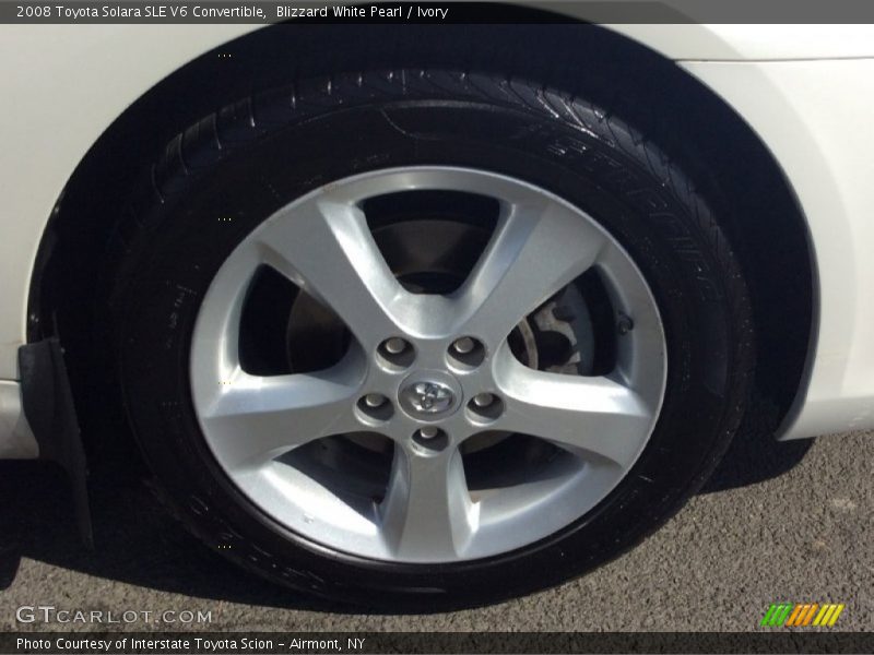 Blizzard White Pearl / Ivory 2008 Toyota Solara SLE V6 Convertible