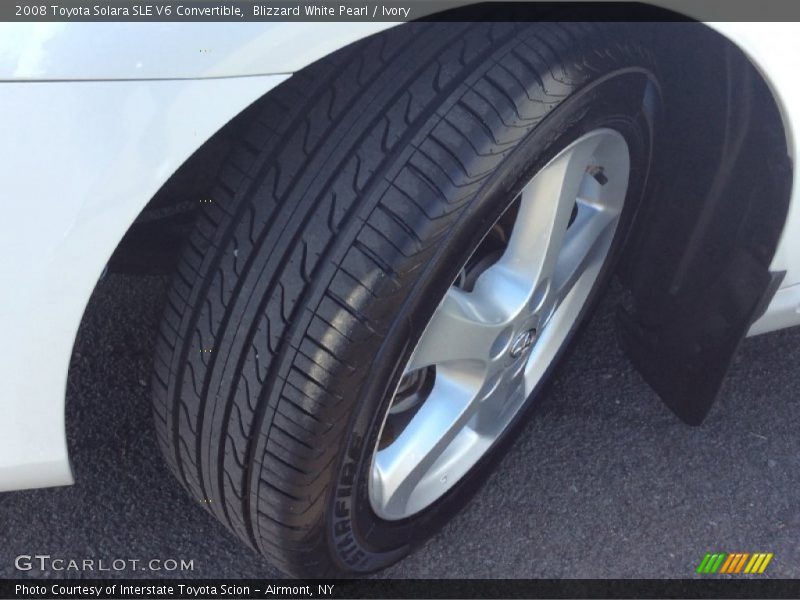 Blizzard White Pearl / Ivory 2008 Toyota Solara SLE V6 Convertible