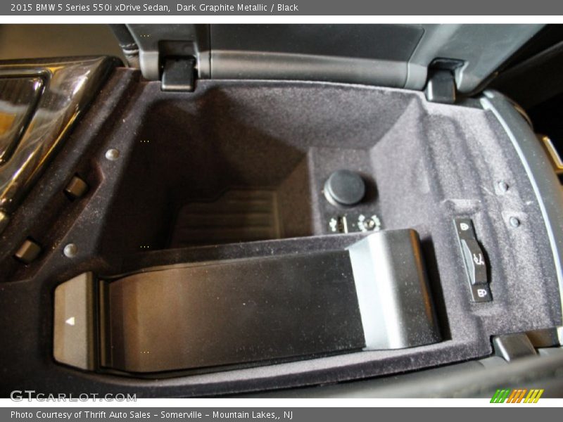 Dark Graphite Metallic / Black 2015 BMW 5 Series 550i xDrive Sedan