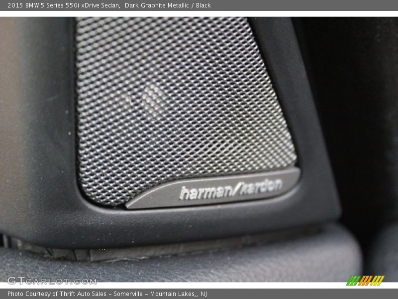 Dark Graphite Metallic / Black 2015 BMW 5 Series 550i xDrive Sedan