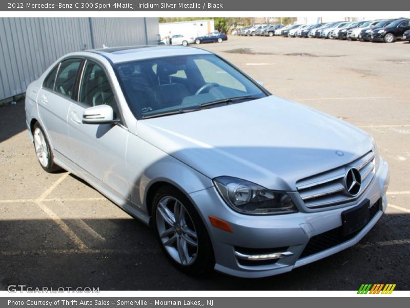 Iridium Silver Metallic / Black 2012 Mercedes-Benz C 300 Sport 4Matic