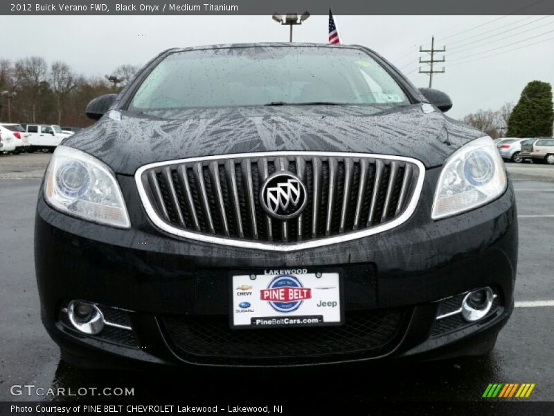 Black Onyx / Medium Titanium 2012 Buick Verano FWD