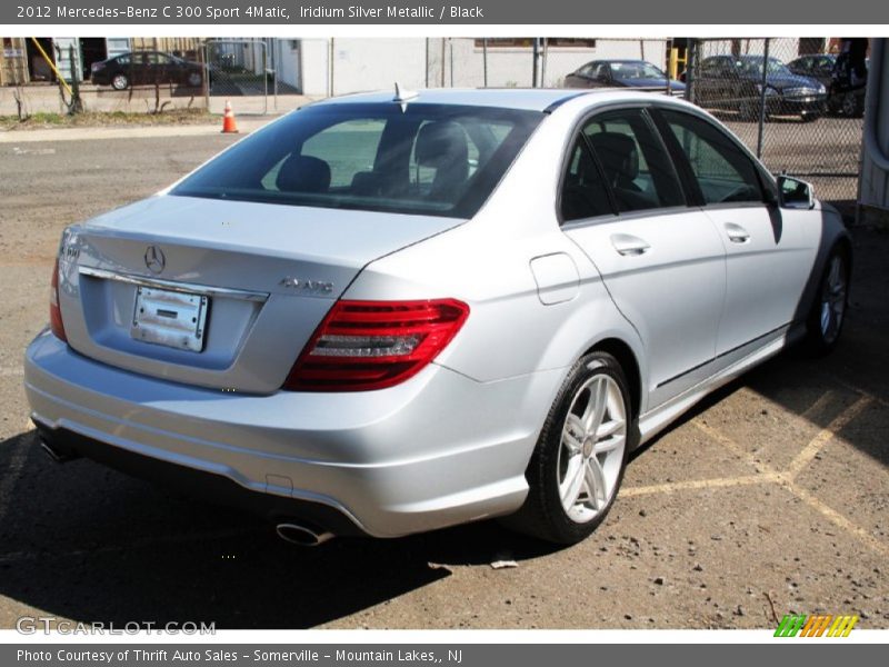 Iridium Silver Metallic / Black 2012 Mercedes-Benz C 300 Sport 4Matic