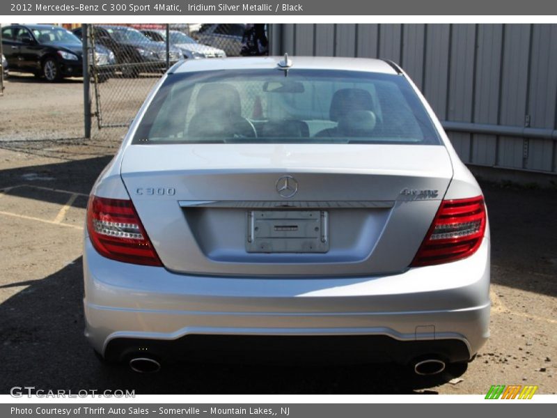 Iridium Silver Metallic / Black 2012 Mercedes-Benz C 300 Sport 4Matic
