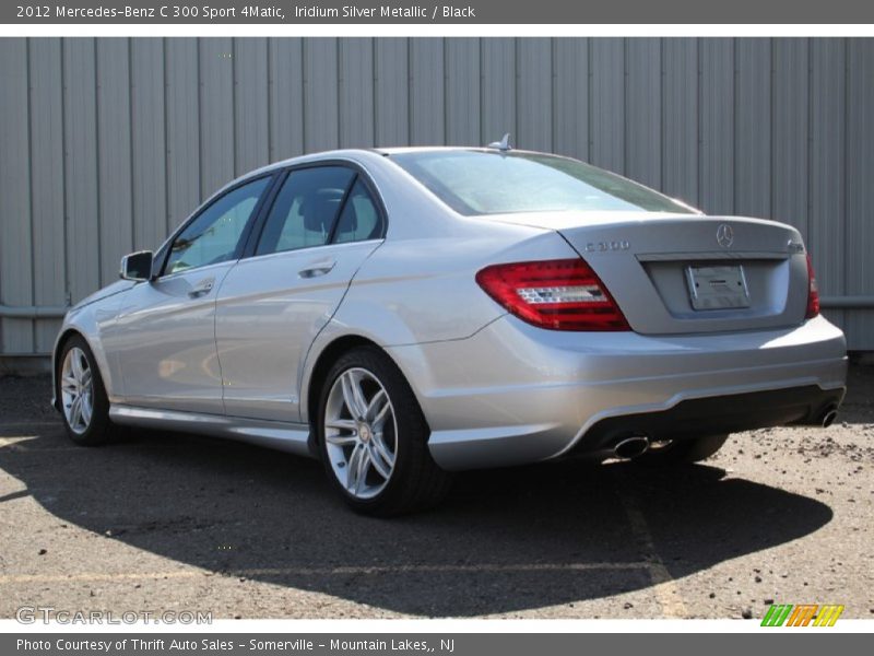 Iridium Silver Metallic / Black 2012 Mercedes-Benz C 300 Sport 4Matic