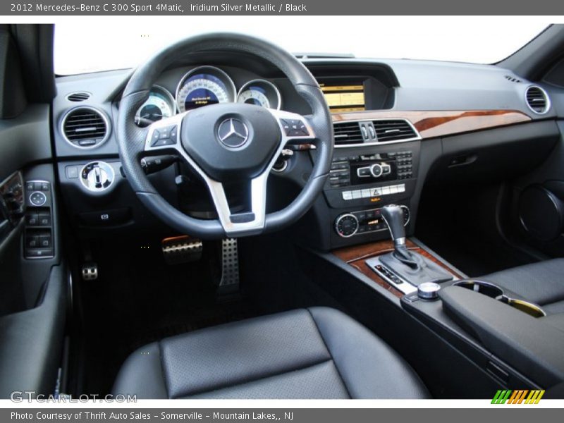 Iridium Silver Metallic / Black 2012 Mercedes-Benz C 300 Sport 4Matic