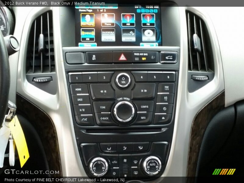 Black Onyx / Medium Titanium 2012 Buick Verano FWD