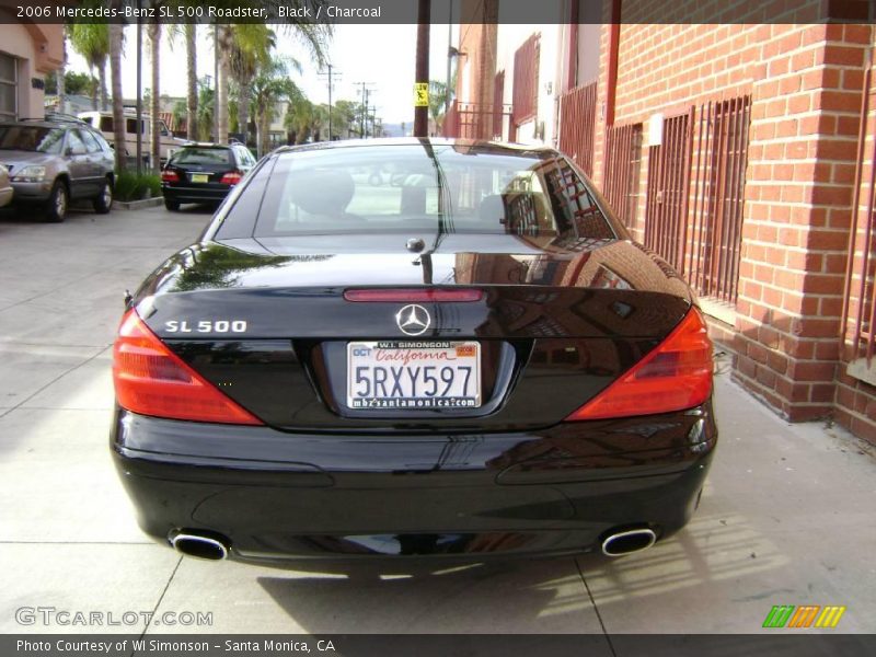 Black / Charcoal 2006 Mercedes-Benz SL 500 Roadster