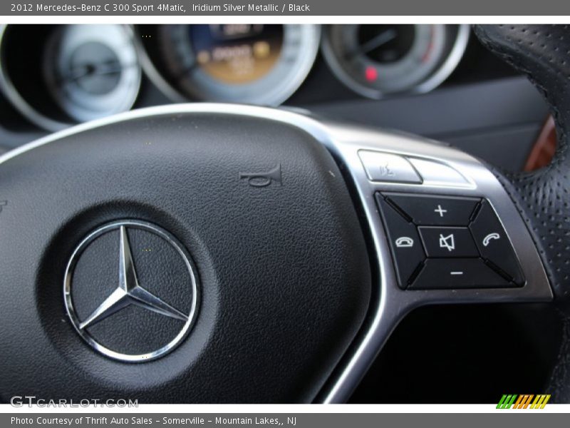 Iridium Silver Metallic / Black 2012 Mercedes-Benz C 300 Sport 4Matic