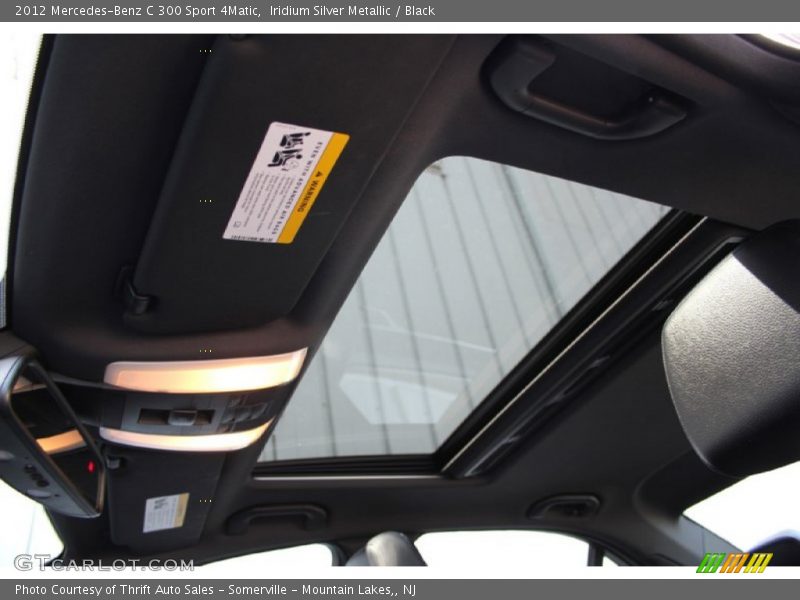 Iridium Silver Metallic / Black 2012 Mercedes-Benz C 300 Sport 4Matic
