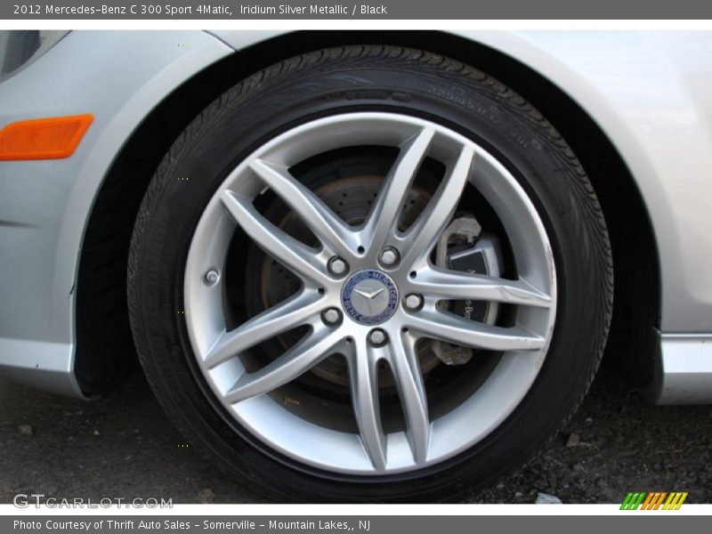 Iridium Silver Metallic / Black 2012 Mercedes-Benz C 300 Sport 4Matic