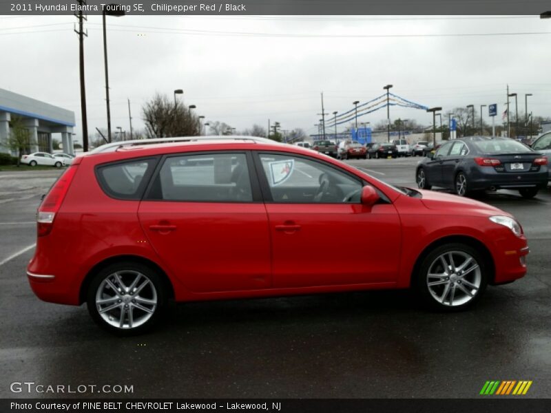 Chilipepper Red / Black 2011 Hyundai Elantra Touring SE