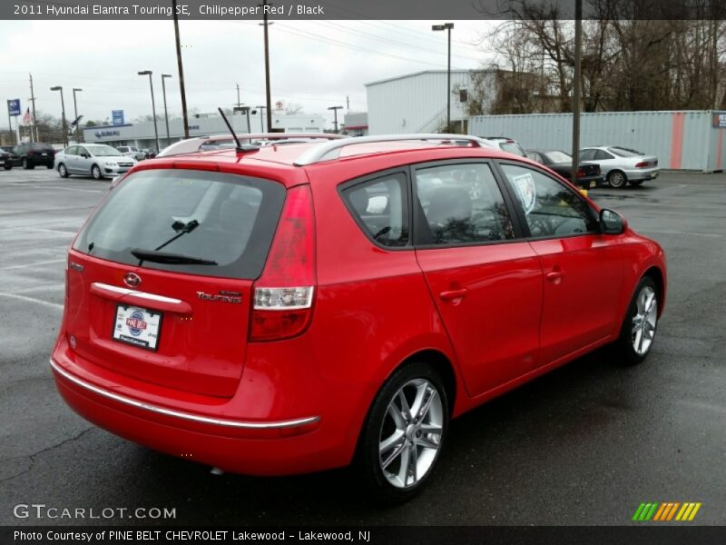 Chilipepper Red / Black 2011 Hyundai Elantra Touring SE