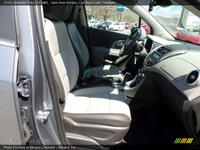 Satin Steel Metallic / Jet Black/Light Titanium 2015 Chevrolet Trax LTZ AWD