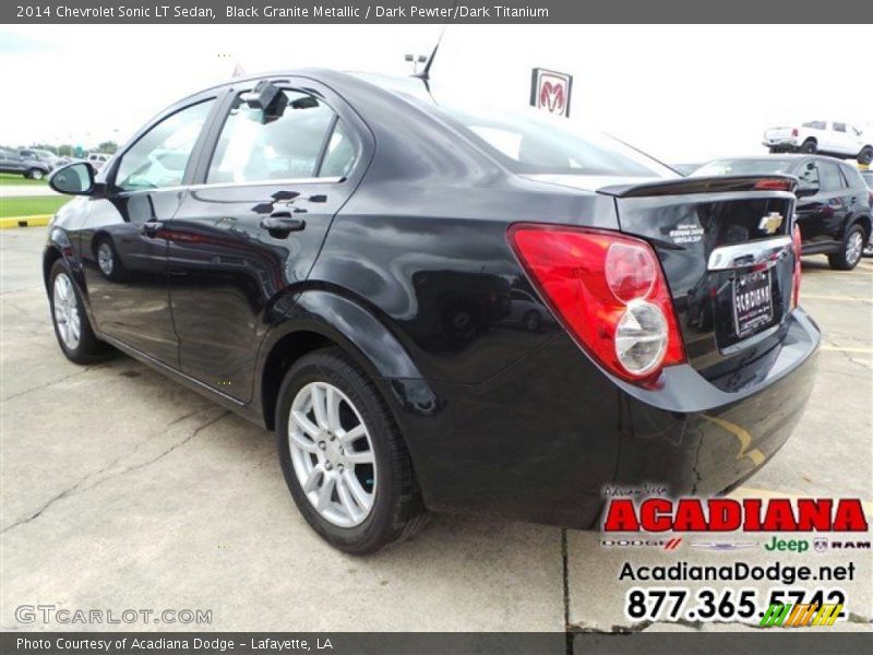 Black Granite Metallic / Dark Pewter/Dark Titanium 2014 Chevrolet Sonic LT Sedan