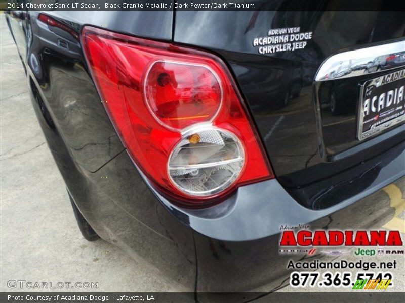 Black Granite Metallic / Dark Pewter/Dark Titanium 2014 Chevrolet Sonic LT Sedan